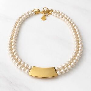 Vintage Gold and Pearl Necklace